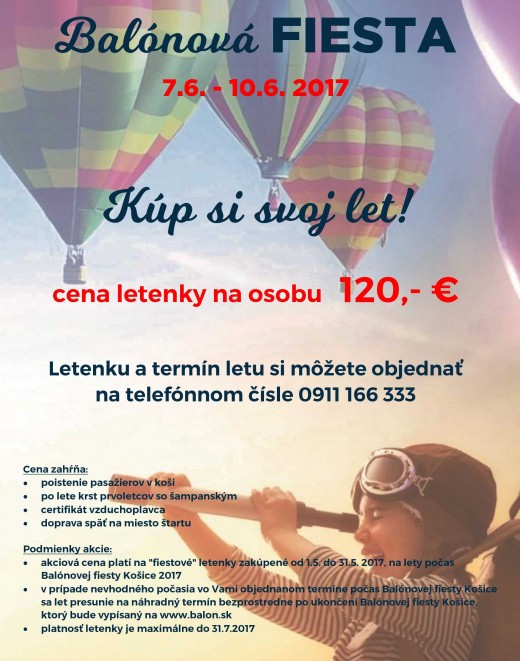 Balónová fiesta Košice 2017